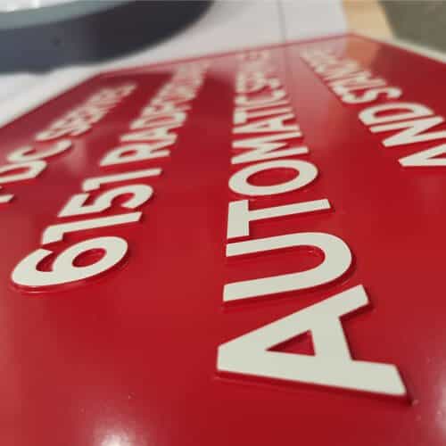 Precision tool Engraved room plates