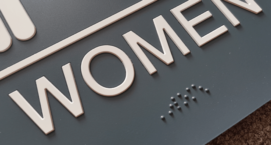 ADA Restroom Sign for Women