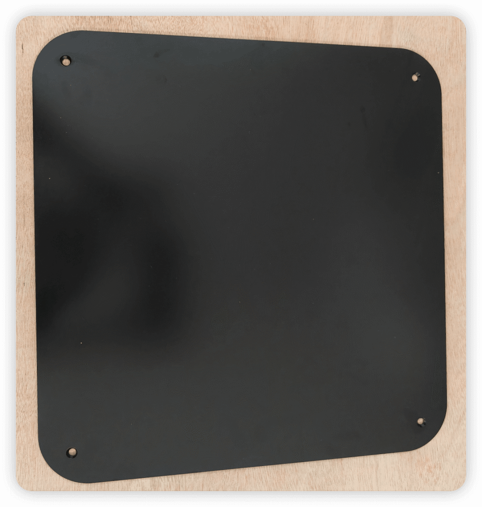 Base Plate with 4 Screw Holes