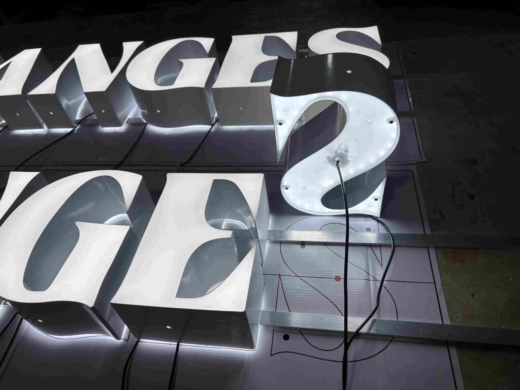 Dual Lit Channel Letters