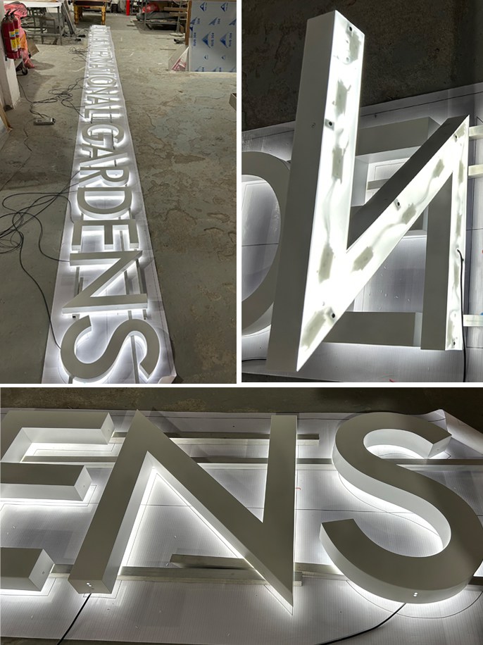 Halo Lit Channel Letters