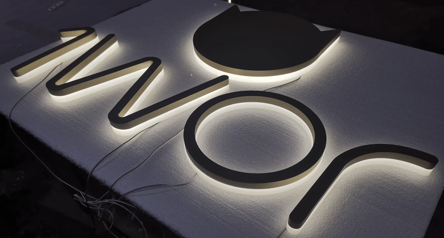 Halo Lit Letters