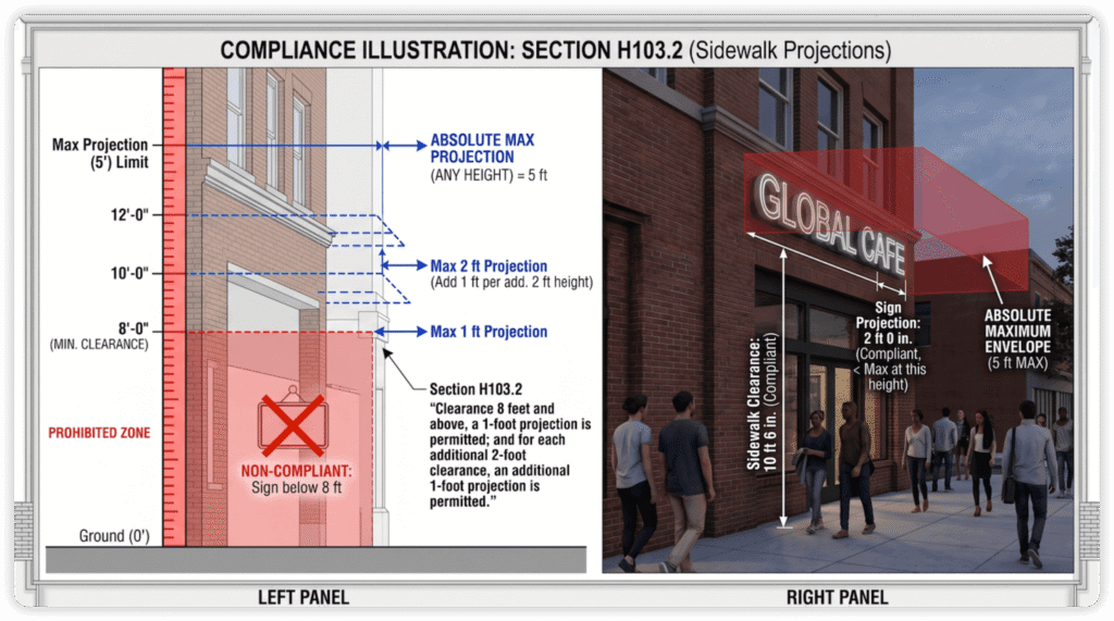 LED Channel Letter Installation Compliance-Public Streets