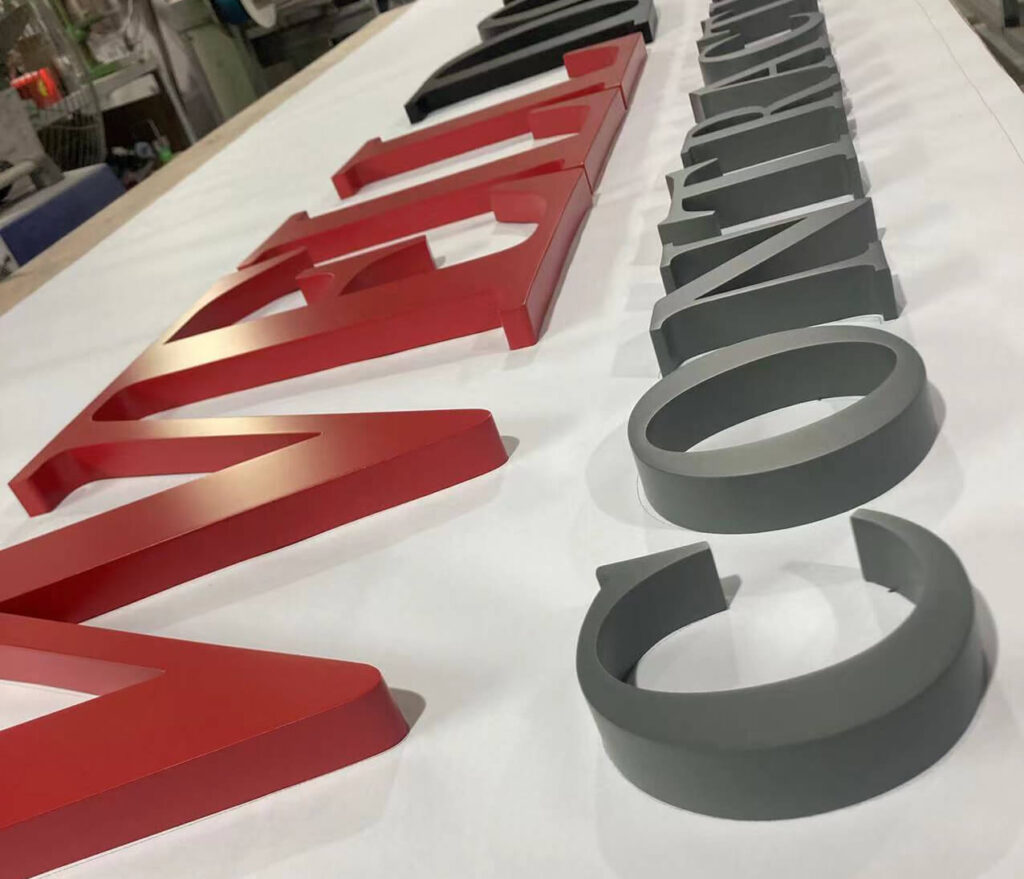 Non-Illuminated Channel Letters