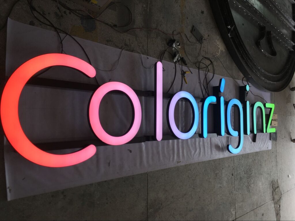 Trimless Front Lit Letters