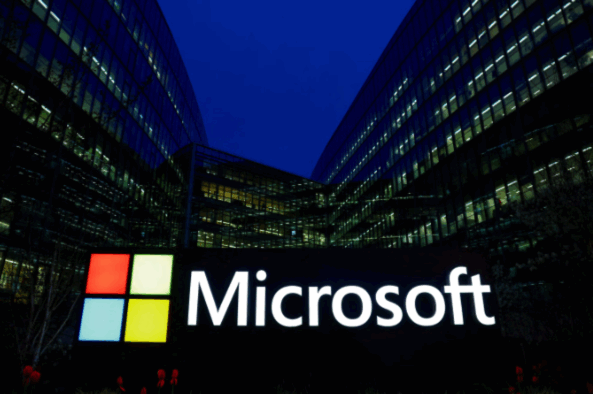 Trimless Front Lit Letters-Microsoft LOGO