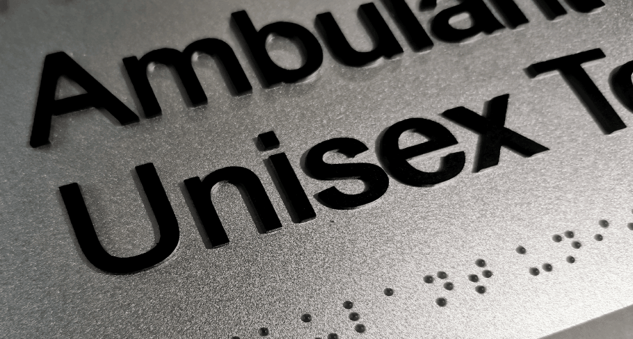 tactile braille signs