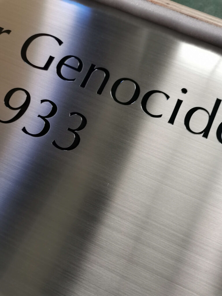etched metal plaques