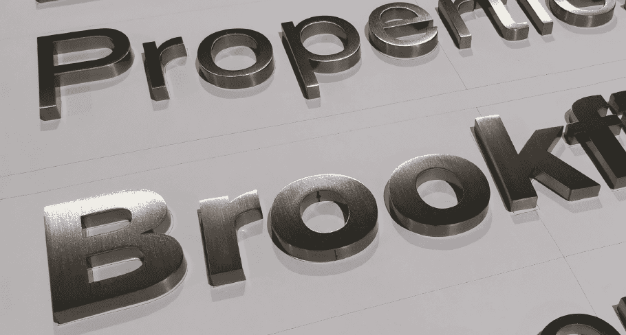 Brushed Metal Signs