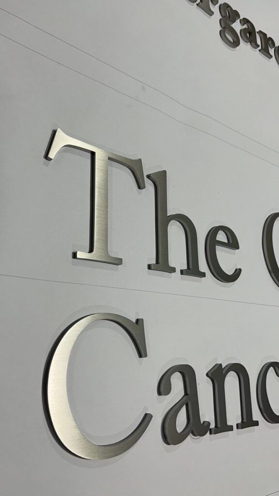 Brushed Metal Signs