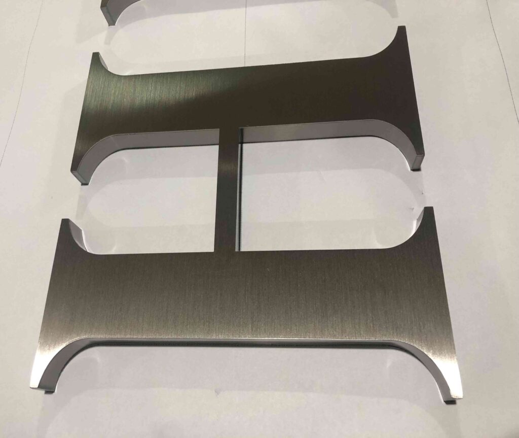 Brushed Metal Signs