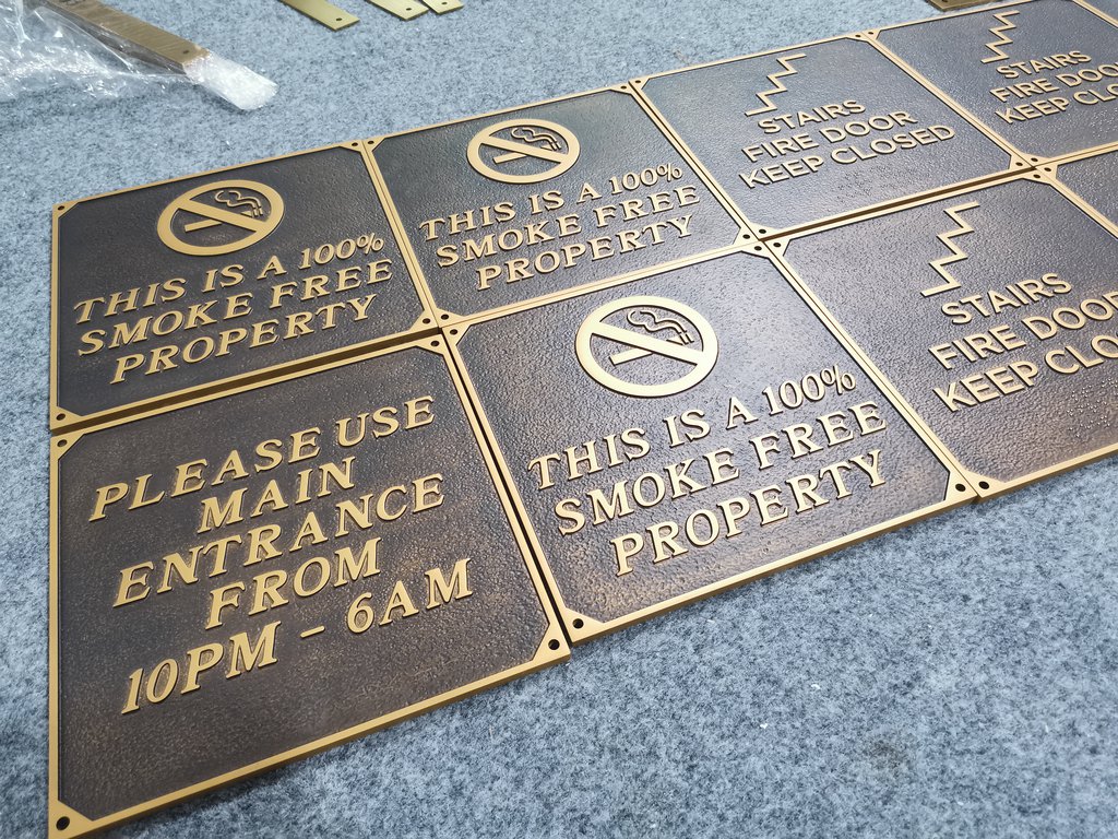 Relief Signage