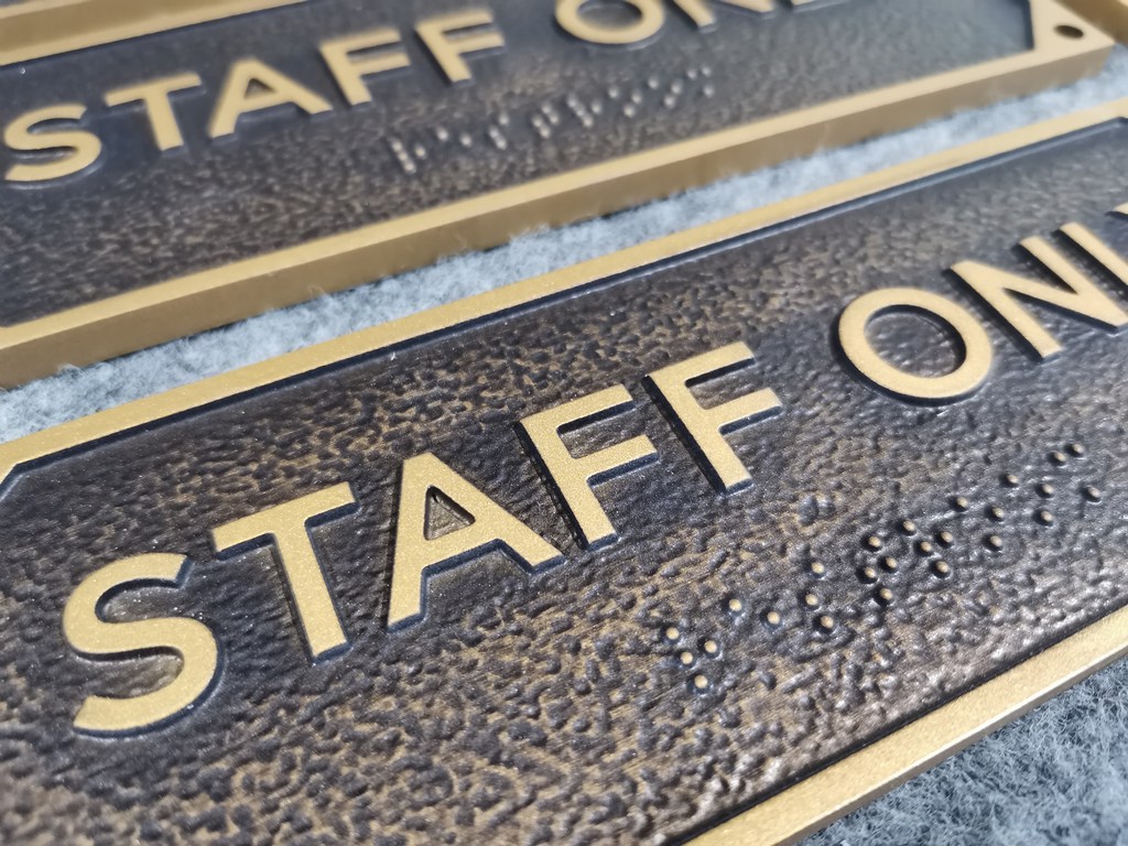Relief Signage