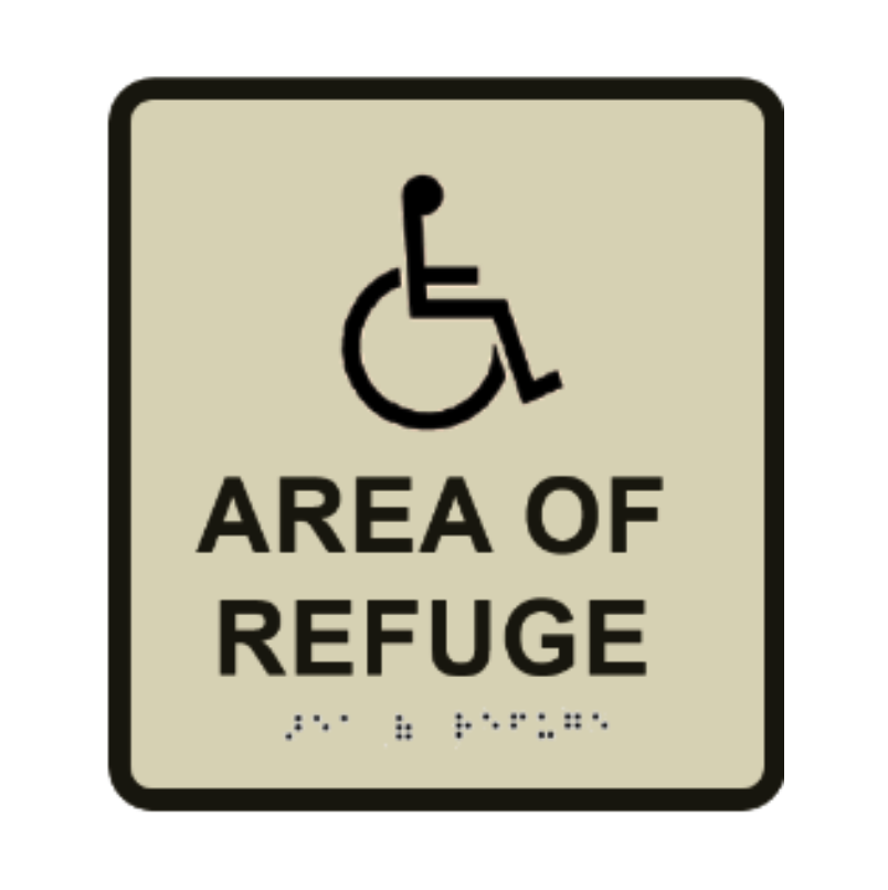 ADA Area of Refuge Sign
